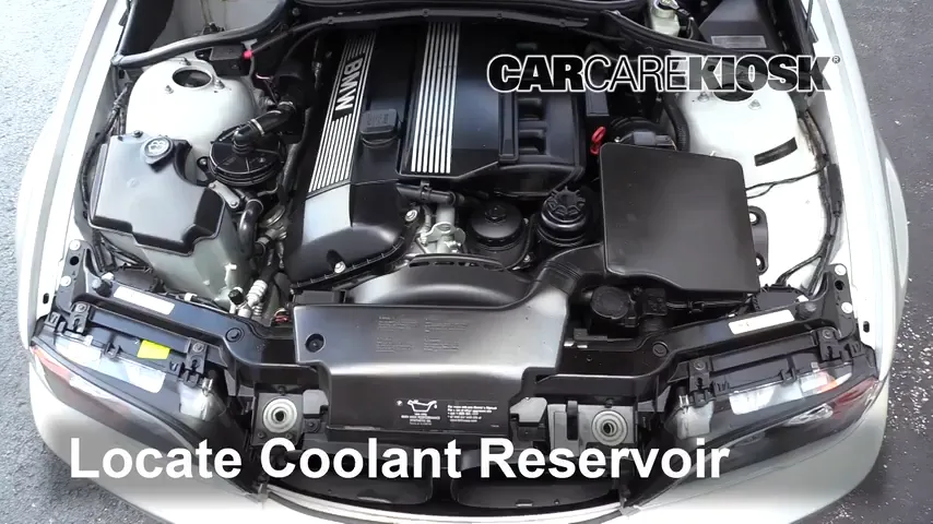 2004 BMW 330Ci 3.0L 6 Cyl. Convertible Coolant (Antifreeze) Check Coolant Level